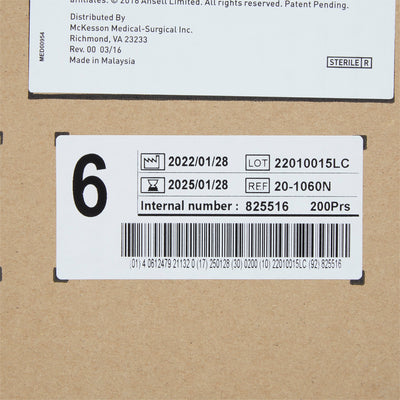 McKesson Perry® Performance Plus Surgical Glove, Size 6, Cream, 1 Box of 50 () - Img 6