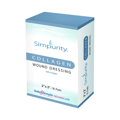 Simpurity™ Collagen Dressing, 2 x 2 Inch, 1 Case of 140 (Advanced Wound Care) - Img 1