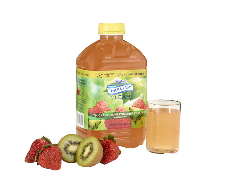 Thick & Easy® Clear Honey Consistency Kiwi Strawberry Thickened Beverage, 46-ounce Bottle, 1 Case of 6 (Nutritionals) - Img 5