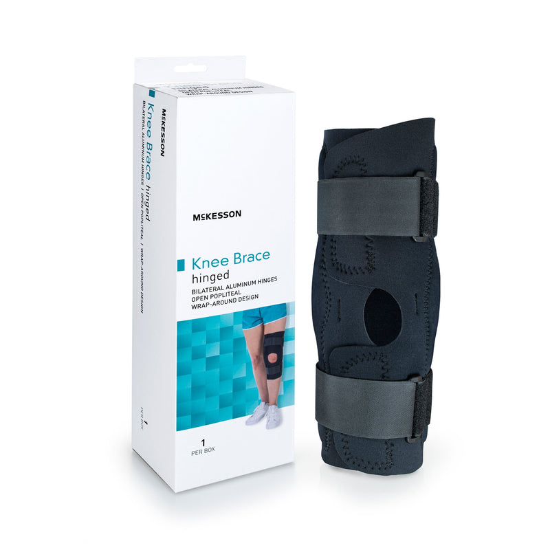 McKesson Hinged Knee Brace, Extra Large, 1 Each (Immobilizers, Splints and Supports) - Img 1