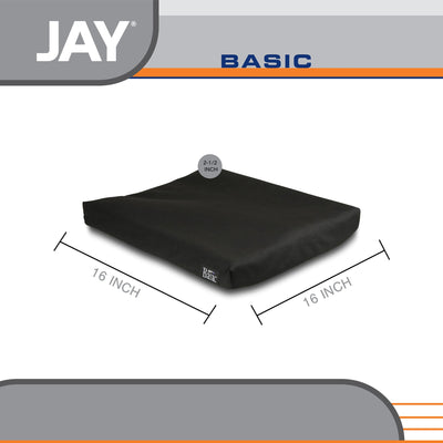 Jay® Basic Seat Cushion, 16 x 16 in., 1 Each (Chair Pads) - Img 6