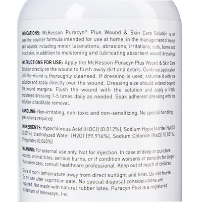 McKesson Puracyn® Plus Wound Irrigation Solution, 16.9 oz. Spray Bottle, 1 Case of 6 (Advanced Wound Care) - Img 5