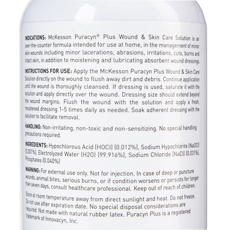 McKesson Puracyn® Plus Wound Irrigation Solution, 16.9 oz. Spray Bottle, 1 Case of 6 (Advanced Wound Care) - Img 5
