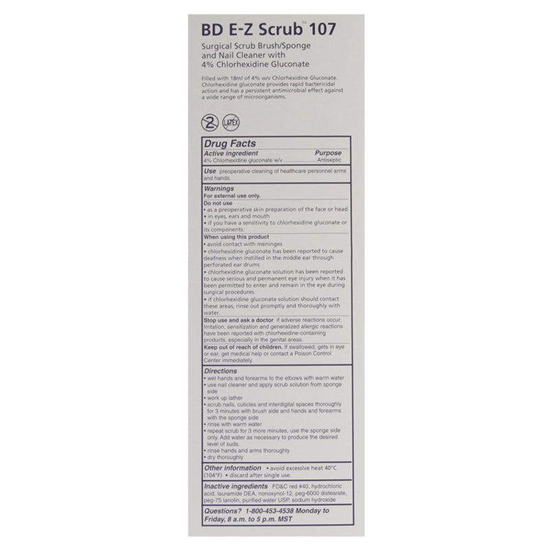 E-Z Scrub™ Red Impregnated Scrub Brush, 1 Case of 300 (Skin Care) - Img 4