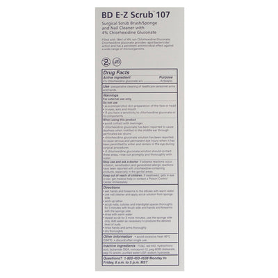 E-Z Scrub™ Red Impregnated Scrub Brush, 1 Each (Skin Care) - Img 4