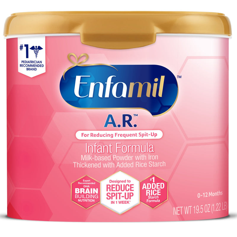 Enfamil® A.R.™ Infant Formula, 19-1/2-ounce Canister, 1 Case of 4 () - Img 1