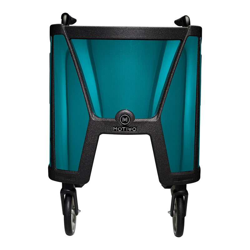 Tour 4 Wheel Rollator, 31 to 37 Inch Handle Height, Ocean Teal, 1 Each (Mobility) - Img 2