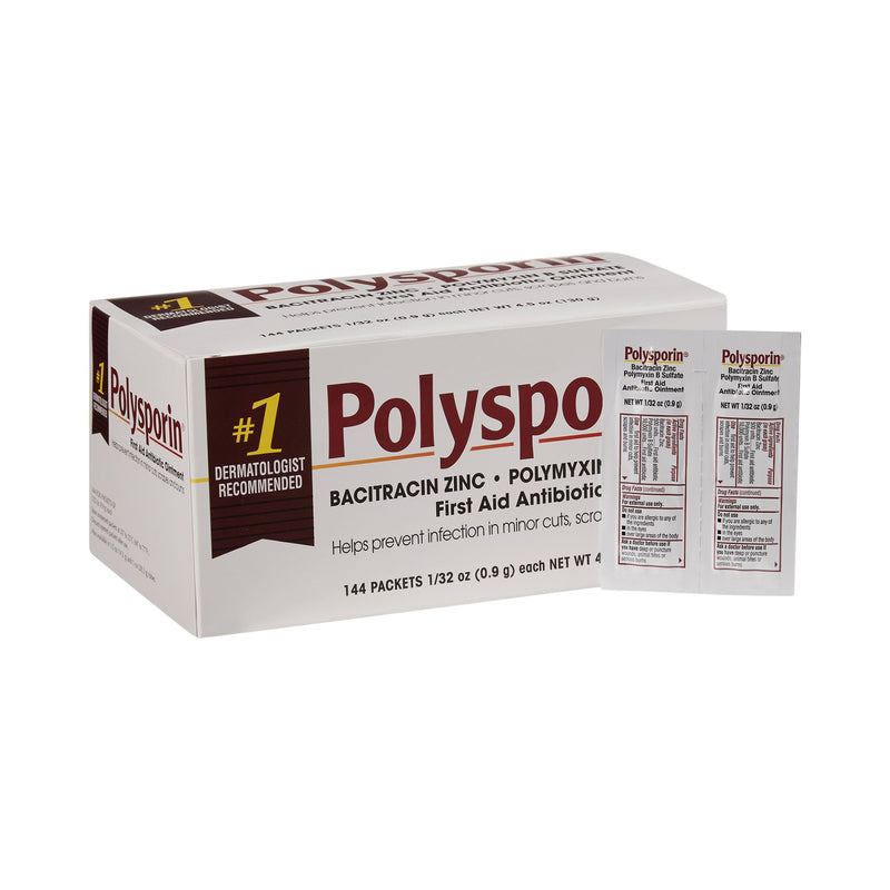 Polysporin® Bacitracin / Polymyxin B First Aid Antibiotic, 1 Case of 1728 (Over the Counter) - Img 1