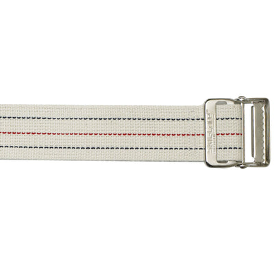 SkiL-Care™ Heavy-Duty Gait Belt with Metal Buckle, Pinstripe, 72 Inch, 1 Each (Transfer Equipment) - Img 1