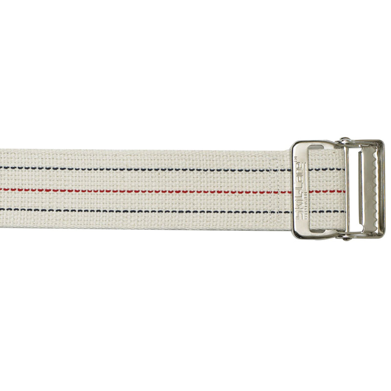SkiL-Care™ Heavy-Duty Gait Belt with Metal Buckle, Pinstripe, 72 Inch, 1 Each (Transfer Equipment) - Img 1