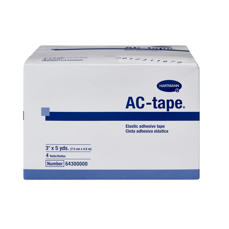 AC-tape® Cotton Elastic Tape, 3 Inch x 5 Yard, Tan, 1 Case of 48 (General Wound Care) - Img 4