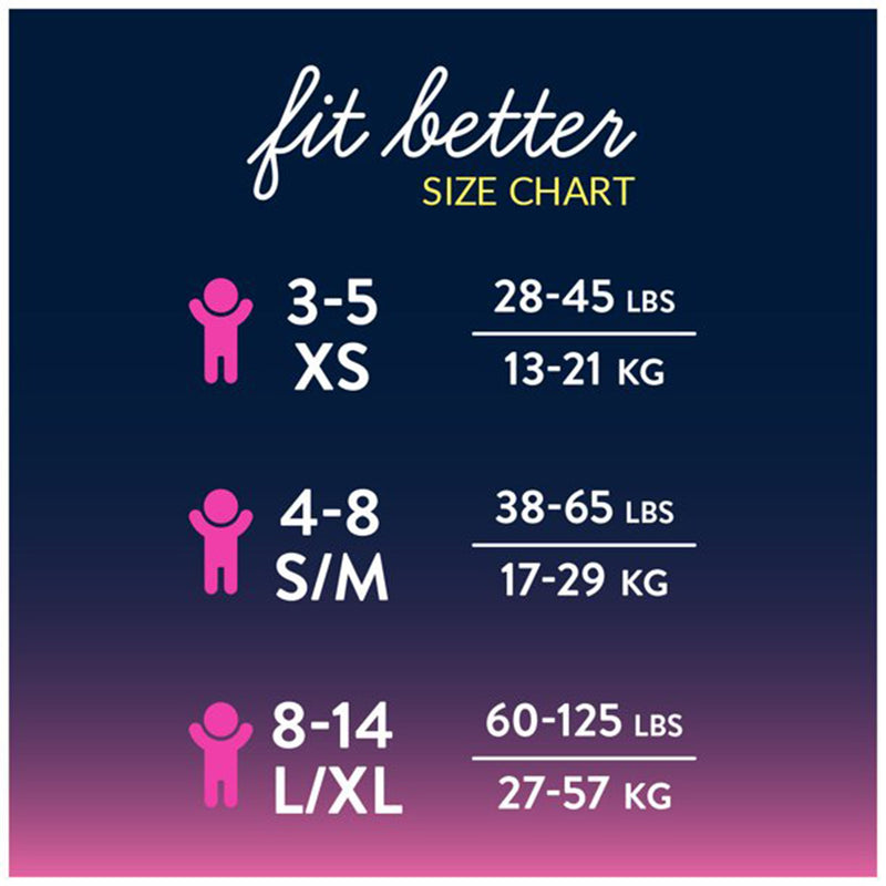 Goodnites® Girls Heavy Absorbency Nighttime Underwear, X-Large, 1 Pack of 9 () - Img 2