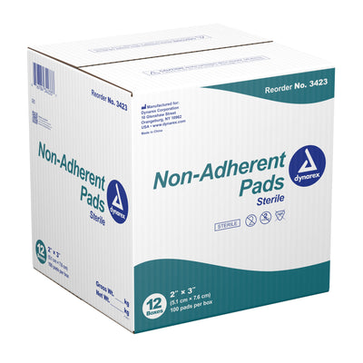 dynarex® Non-Adherent Dressing, 2 x 3 Inch, 1 Box of 100 (General Wound Care) - Img 3