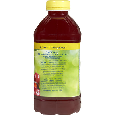 Thick & Easy® Clear Honey Consistency Cranberry Thickened Beverage, 46 oz. Bottle, 1 Each (Nutritionals) - Img 6