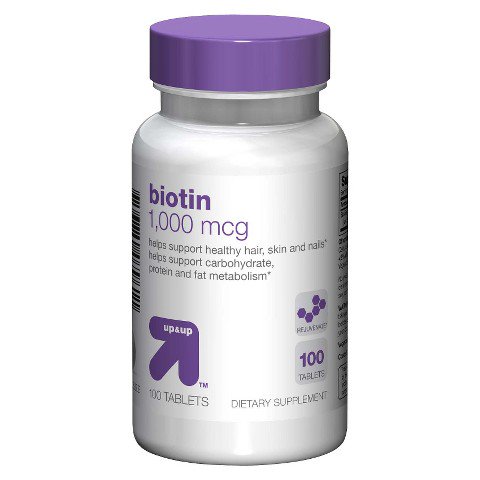 Up & Up Vitamin B-7 Biotin Supplement, 1 Bottle (Over the Counter) - Img 1