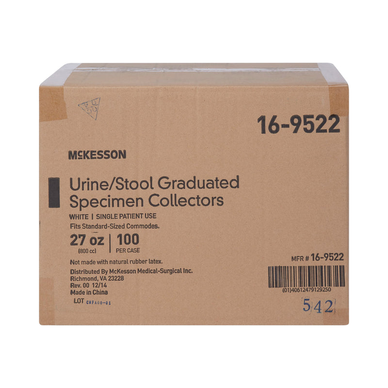 McKesson Commode Specimen Collector, 800 mL, 1 Case of 100 (Specimen Collection) - Img 6