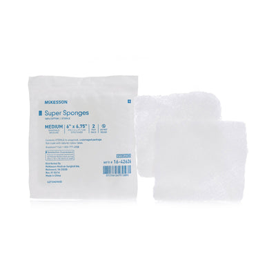 McKesson Sterile Fluff Dressing, 6 x 6-3/4 Inch, 1 Box of 20 (General Wound Care) - Img 5