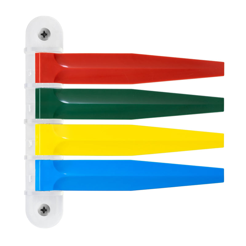 FLAG SYSTEM, EXAM RM 4SIGNAL FLAG WALL MOUNT (1BG 80BG/CS) (Room ID Flag Systems) - Img 1