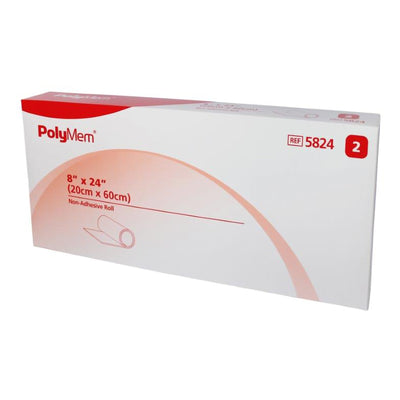 PolyMem® Nonadhesive without Border Foam Dressing, 8 x 24 Inch, 1 Case of 2 (Advanced Wound Care) - Img 2