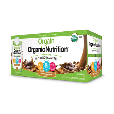 Orgain® Organic Nutritional Shake Iced Café Mocha Oral Supplement, 11 oz. Carton, 1 Each (Nutritionals) - Img 4