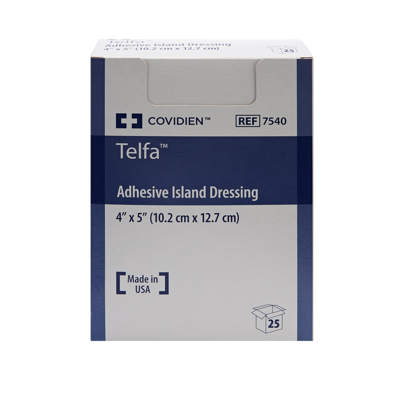 Telfa™ White Adhesive Dressing, 4 x 5 Inch, 1 Each (General Wound Care) - Img 2