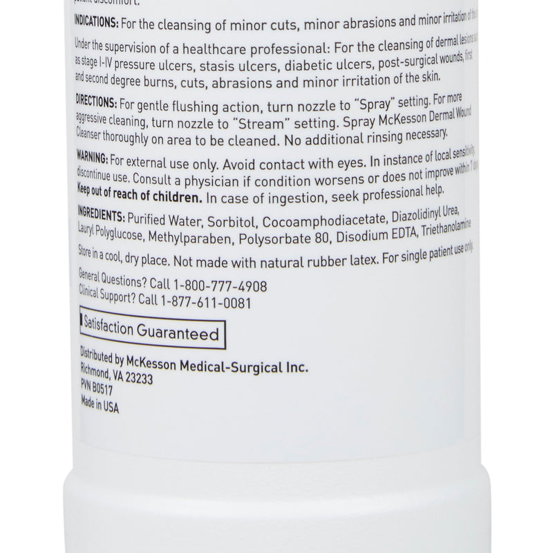 McKesson Non-Sterile Wound Cleanser, 8 oz Spray Bottle, 1 Case of 6 (Advanced Wound Care) - Img 7