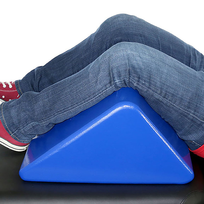 Skillbuilders® Knee Positioning Wedge, Foam, 13 in. L x 21 in. W x 15 in. H, Blue, 1 Each (Elevators, Rolls and Wedges) - Img 3