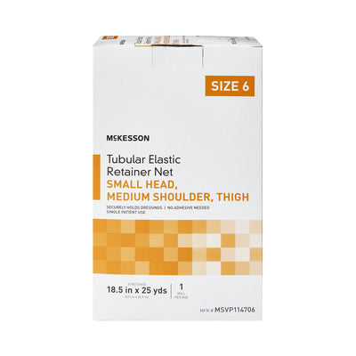 McKesson Tubular Bandage, Small Head, Medium Shoulder, Thigh, 18-1/2 inch X 25 yards, Size 6, 1 Box (General Wound Care) - Img 2