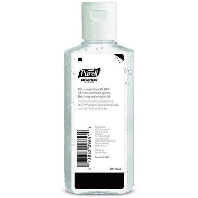 Purell Advanced Hand Sanitizer 70% Ethyl Alcohol Gel, Bottle, 4 oz, Fruit Scent, 1 Each (Skin Care) - Img 2