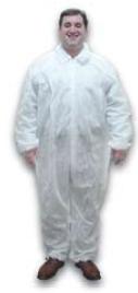 Dukal Coverall, White, X-Large, 1 Case of 25 (Coveralls) - Img 1