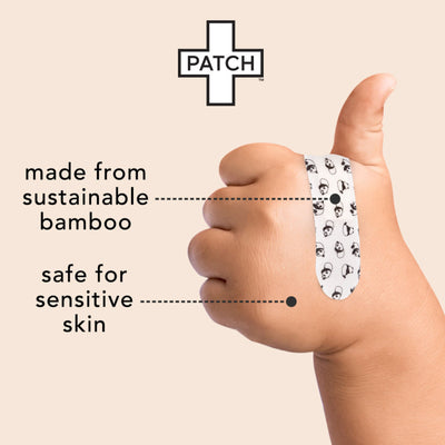 Patch™ Kids (Panda Design) Adhesive Strip with Coconut Oil, 2 x 3 Inch / 3 x 3 Inch, 1 Pack (General Wound Care) - Img 5