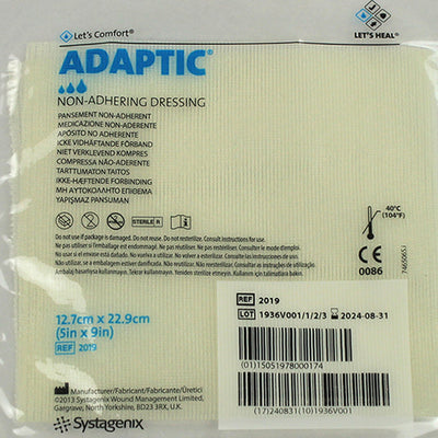 3M™ Adaptic™ Oil Emulsion Impregnated Dressing, 5 x 9 Inch, 1 Each (Advanced Wound Care) - Img 2