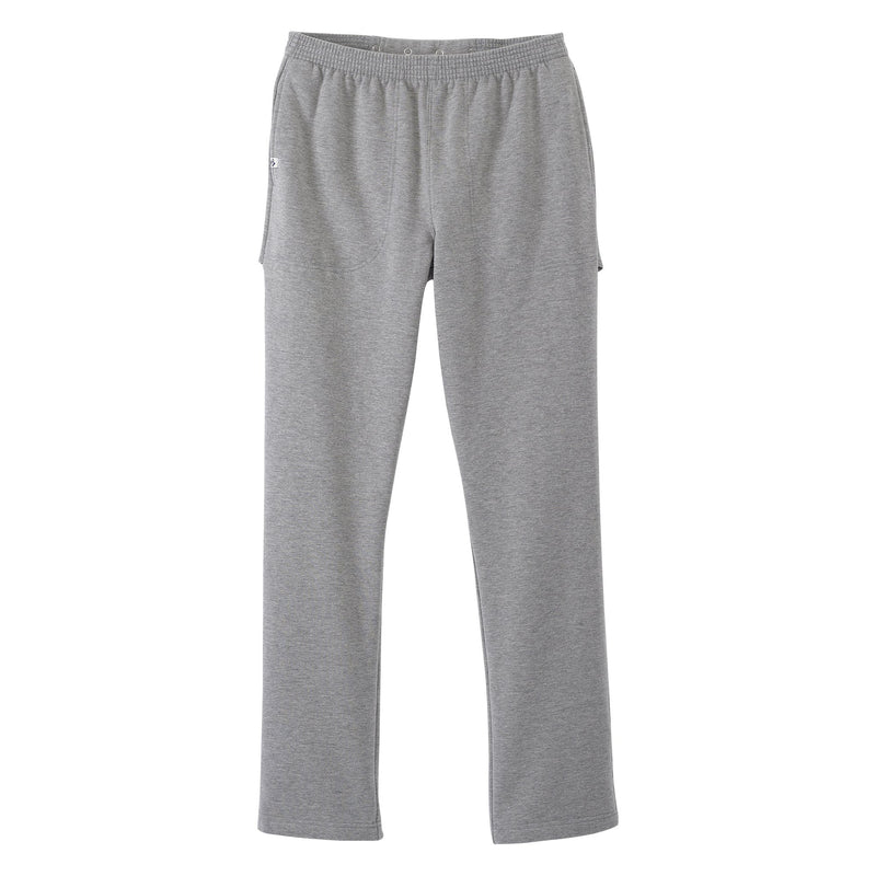 PANTS, FLEECE WMNS OPEN BACK SEAMLESS HEATHER GRY SM (Pants and Scrubs) - Img 1