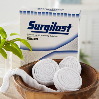 Surgilast® Elastic Net Retainer Dressing, Size 4, 25 Yard, 1 Roll (General Wound Care) - Img 6