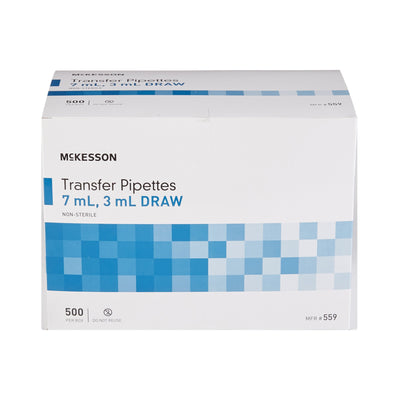 McKesson Transfer Pipette, 3 mL Draw Volume, 1 Box (Laboratory Glassware and Plasticware) - Img 4