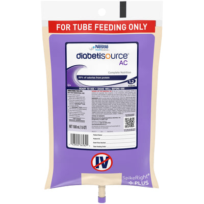 Diabetisource® AC Tube Feeding Formula, 50.7 oz. Ready to Hang Bag, 1 Each (Nutritionals) - Img 1