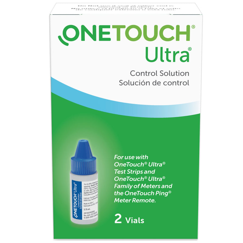 One Touch® Ultra Control Solution, 1 Box of 2 (Diabetes Monitoring) - Img 1