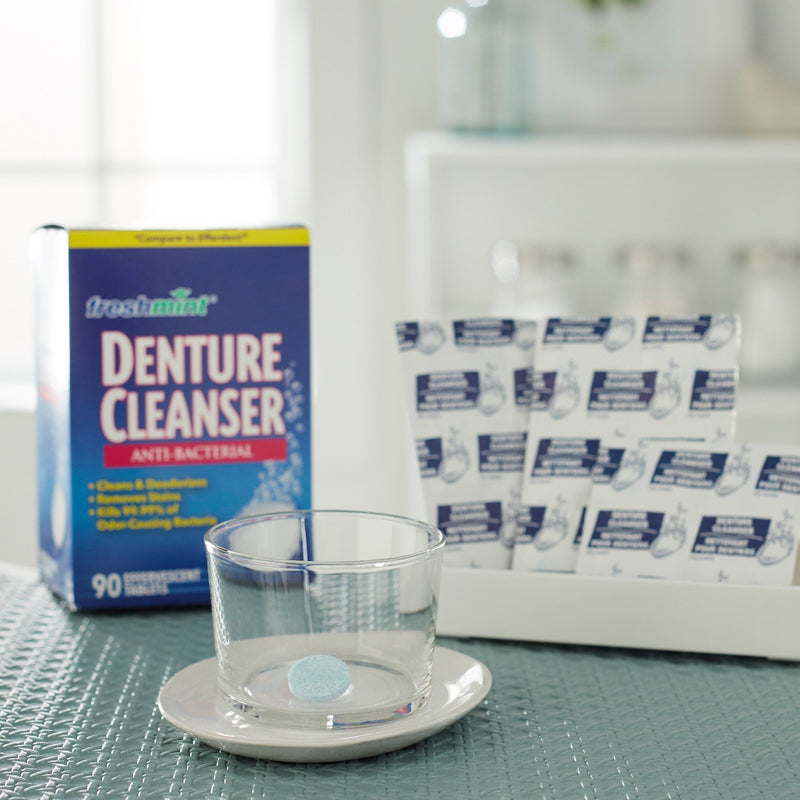 freshmint® Denture Cleanser Anti-Bacterial Tablets, 1 Case of 24 (Mouth Care) - Img 6