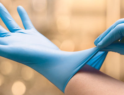 Protexis™ Blue with Neu-Thera® Polyisoprene Surgical Glove, Size 8, Blue, 1 Box of 50 () - Img 1