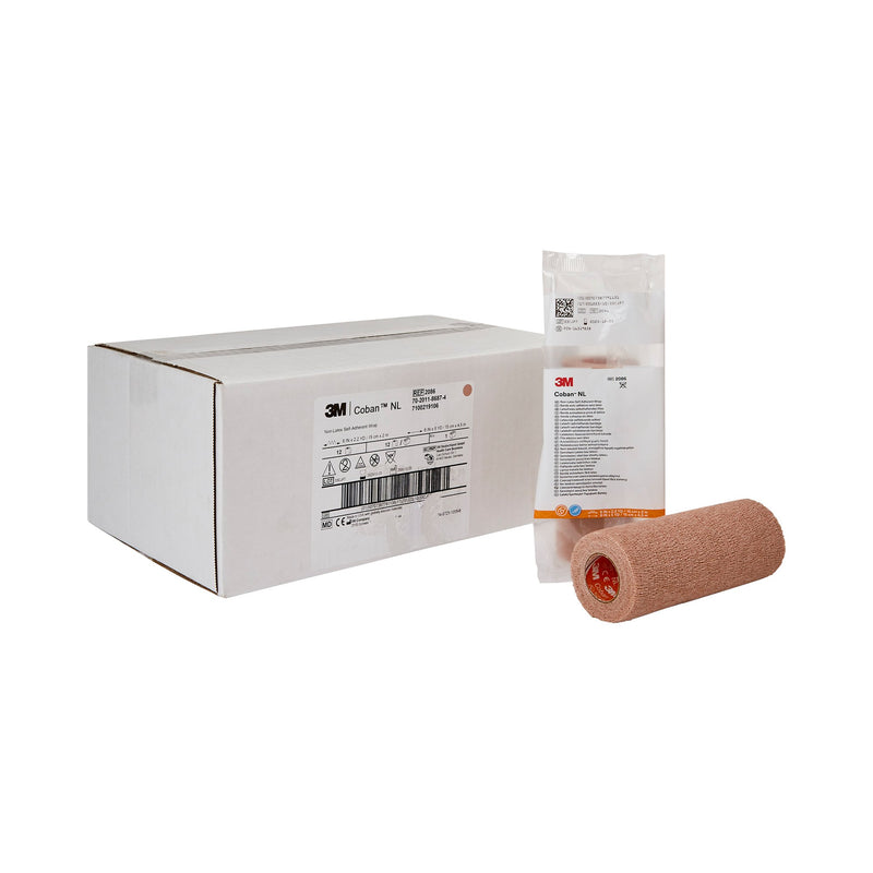 3M™ Coban™ LF Self-adherent Closure Cohesive Bandage, 6 Inch x 5 Yard, 1 Case of 12 (General Wound Care) - Img 4