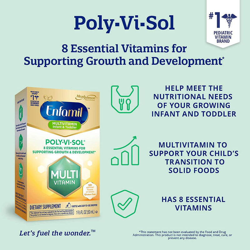 Poly·Vi·Sol® Vitamin A Pediatric Multivitamin Supplement, 1 Each (Over the Counter) - Img 2