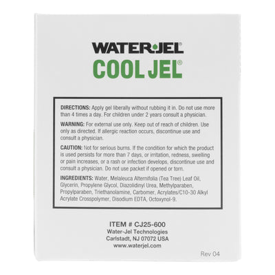 Water Jel® Cool Jel Burn Relief, 1 Case of 600 (Over the Counter) - Img 4