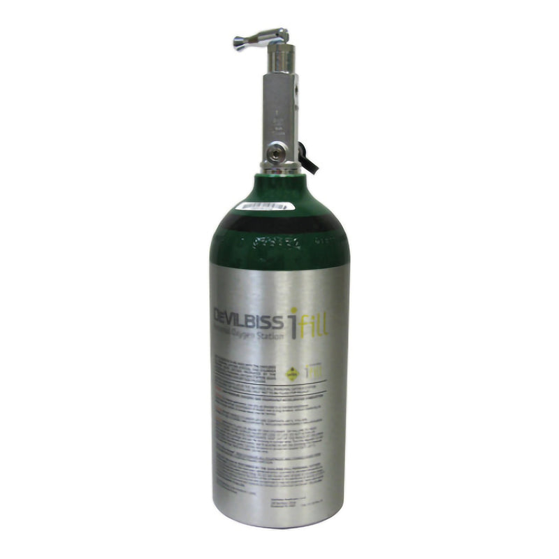 DeVillbiss iFill® Oxygen Cylinder, 1 Each (Cylinders and Cylinder Carts) - Img 1