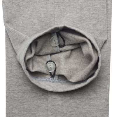 PANTS, FLEECE WMNS OPEN BACK SEAMLESS HEATHER GRY SM (Pants and Scrubs) - Img 5