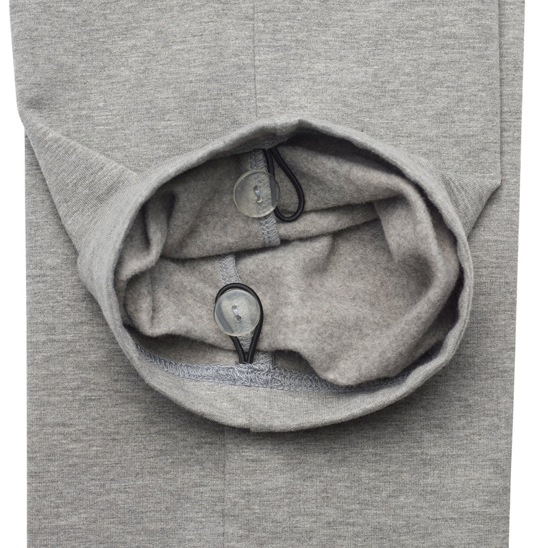 PANTS, FLEECE WMNS OPEN BACK SEAMLESS HEATHER GRY SM (Pants and Scrubs) - Img 5