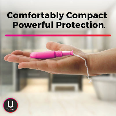 U By Kotex® Click® Compact Tampon, 1 Case of 128 (Feminine Protection) - Img 2