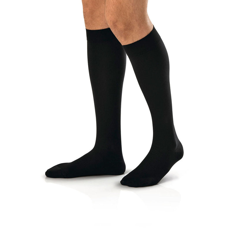 Jobst® for Men Compression Knee-High Socks, X-Large, White, 1 Pair (Compression Garments) - Img 2