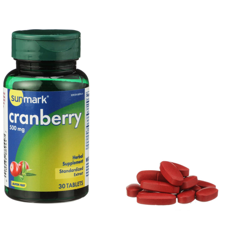 sunmark® Cranberry Extract Dietary Supplement, 1 Bottle (Over the Counter) - Img 1