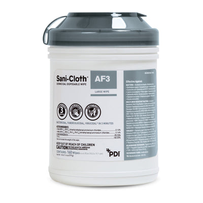 Sani-Cloth® AF3 Surface Disinfectant Cleaner Wipe, Large Canister, 1 Canister (Cleaners and Disinfectants) - Img 1