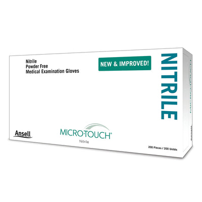 Micro-Touch® Nitrile Exam Glove, Extra Large, Blue, 1 Case of 10 () - Img 3